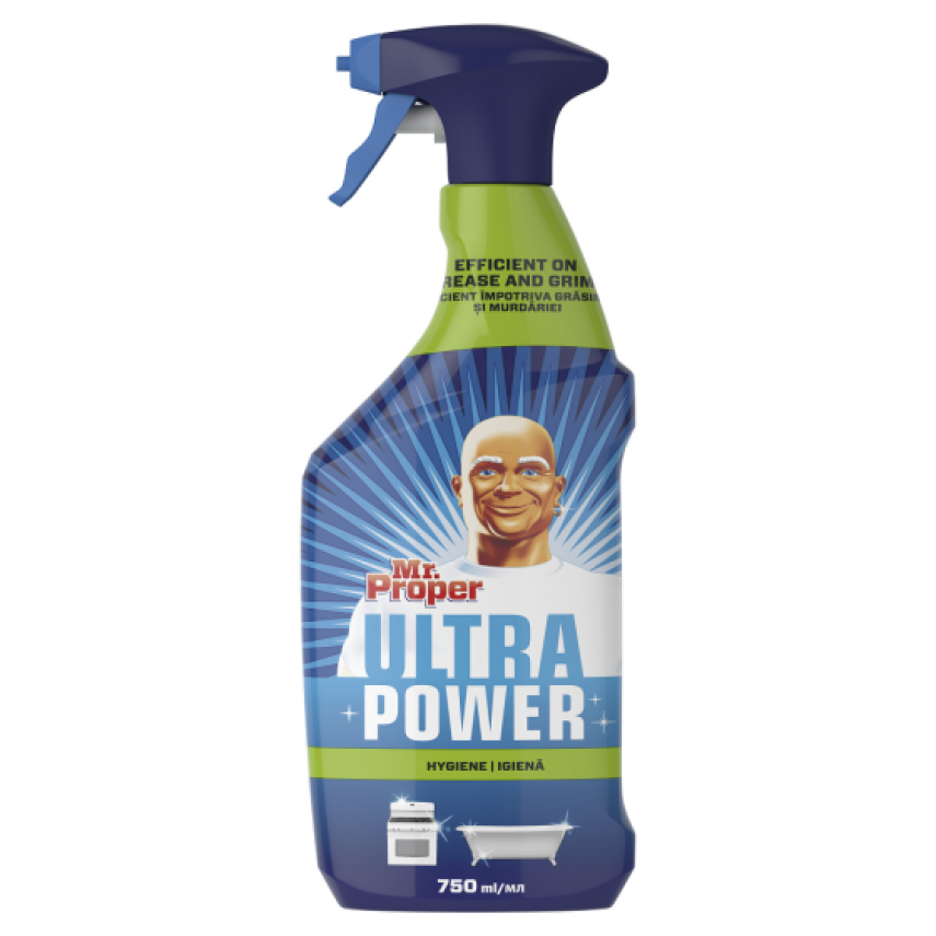 DETERGENT SPRAY UNIVERSAL MR. PROPER HYGIENE 750 ML
