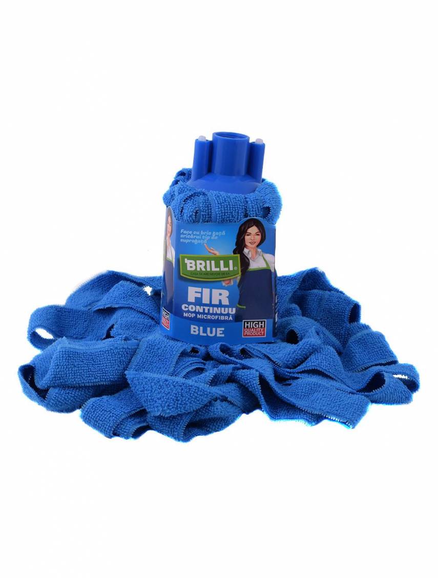 BRILLI MOP MICROFIBRA FIR CONTINUU BLUE